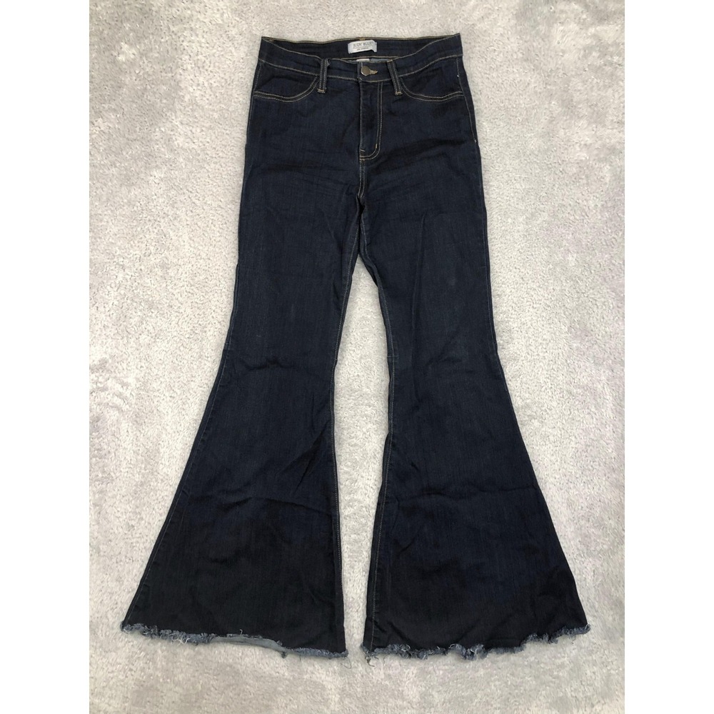 Judy Blue Jeans Women 9/29 (28x31) Super Flare High Rise Bell Bottom Made in USA